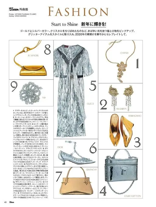 25ans 2026年01月号 25ans 外商部
造型：ERIKO MORISO
摄影：HIT