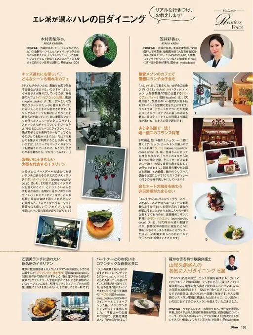 25ans 2026年01月号 PROFILE 大阪府出身。美容皮肤科医生。毕业于爱知医科大学，