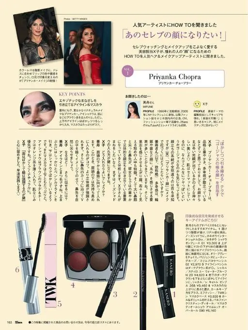 25ans 2026年02月号 Phetos：GETTY IMAGES
无色彩的阴影妆容，配合礼
