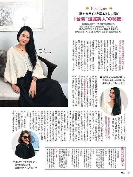 25ans 2026年03月号 * Prologue *
听听三位过着华丽生活的女性怎么说
「台