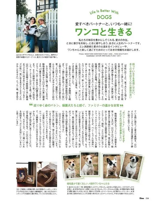 25ans 2026年04月号 Life Is Better With DOGS
与值得疼爱的伙