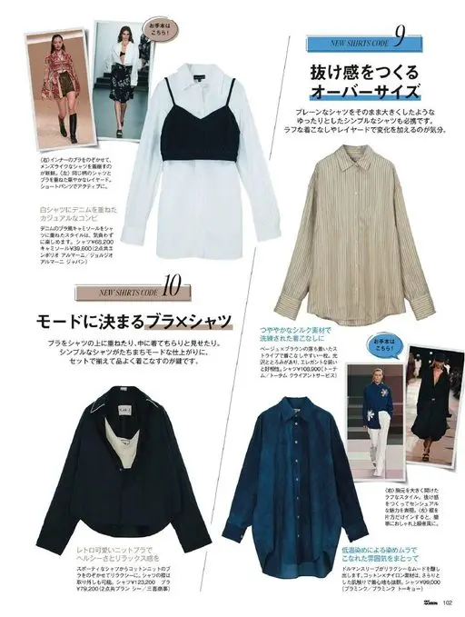 25ans 2026年05月号 范本在这里！
NEW SHIRTS CODE