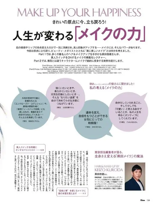 25ans 2026年06月号 改变人生的「妆容之力」。
只改变肌肤质感和唇色，整个人就一下子精