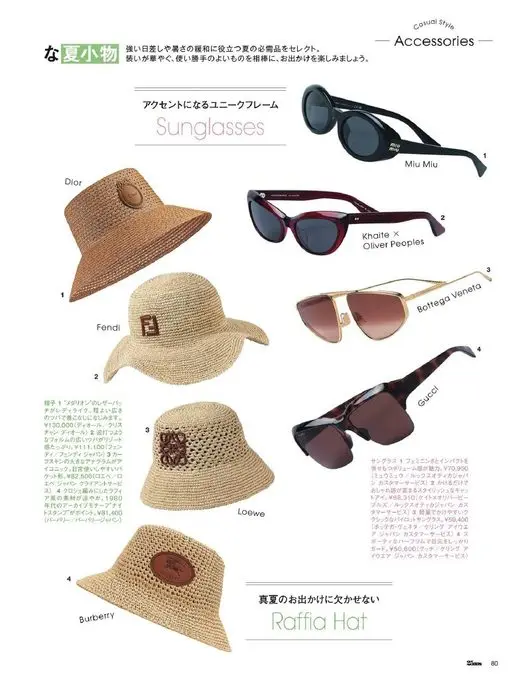 25ans 2026年07月号 夏日小物

挑选有助于缓解强烈日照与酷暑的夏日必需品。
让装扮更