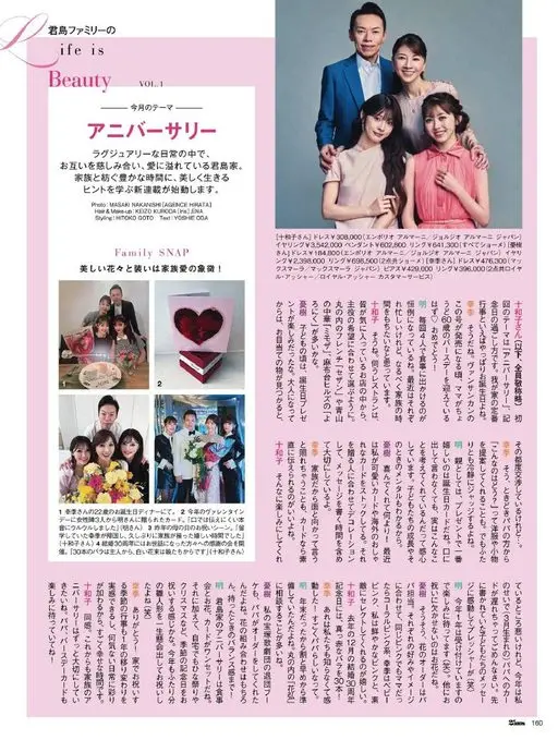 25ans 2026年07月号 君岛家的
ife is
Beauty
VOL.1
本月主题
纪念