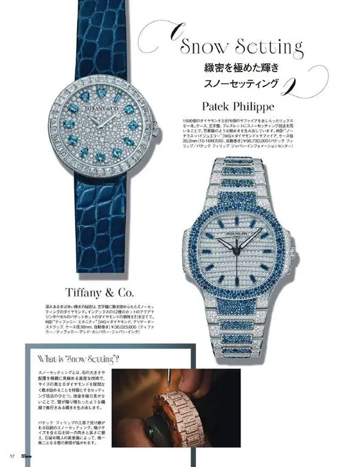 25ans 2026年07月号 HEFANY&CO
Snow Setting
镶嵌1500颗钻石