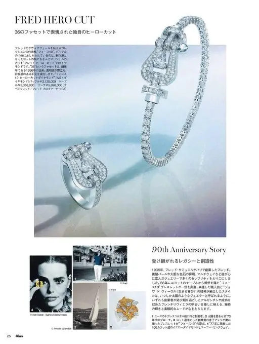 25ans 2026年07月号 FRED HERO CUT
以36个切面呈现的独创英雄切工
传承