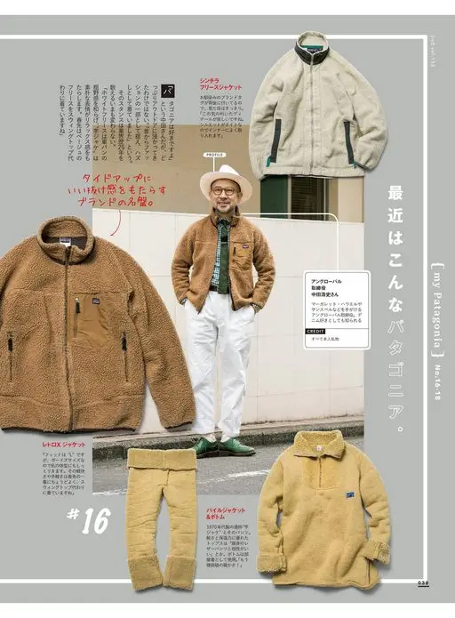 2nd 2026年12月号 第2卷 133
“我很喜欢 Patagonia。”中田先生这样说