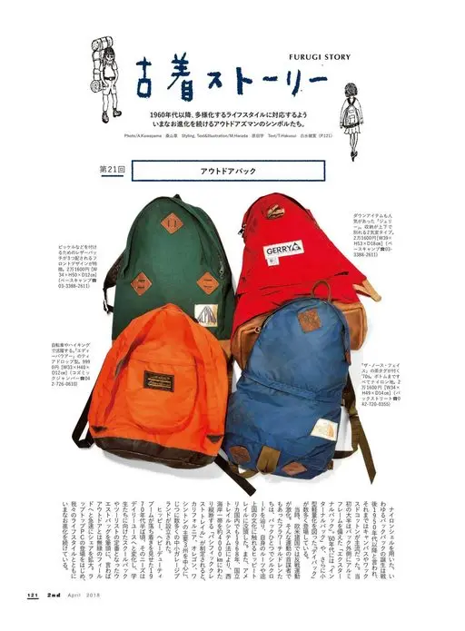 2nd 2026年12月号 古着故事
FURUGI STORY
1960年代以后，为回应日益