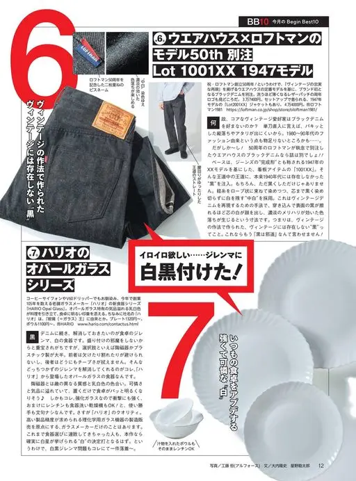 Begin 2026年12月号 纪念款双层皮标

以XX型号为基础打造的招牌单品「1001XX」