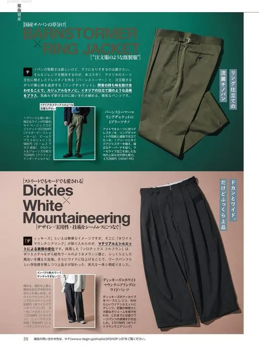 Begin 2026年12月号 FASHION ASSETS