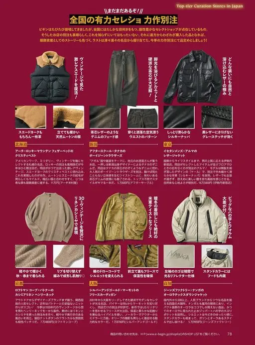 Begin 2026年12月号 无论何种造型都能自然融入的皮革极致
Top-tier Curat