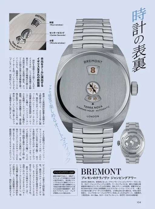 Begin 2026年12月号 表盘与表背
3ATM