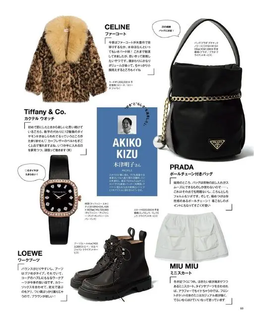otona MUSE 2026年01月号 CELINE
毛皮大衣
露出脸的地方也很好看
虽然已经尝试过，但