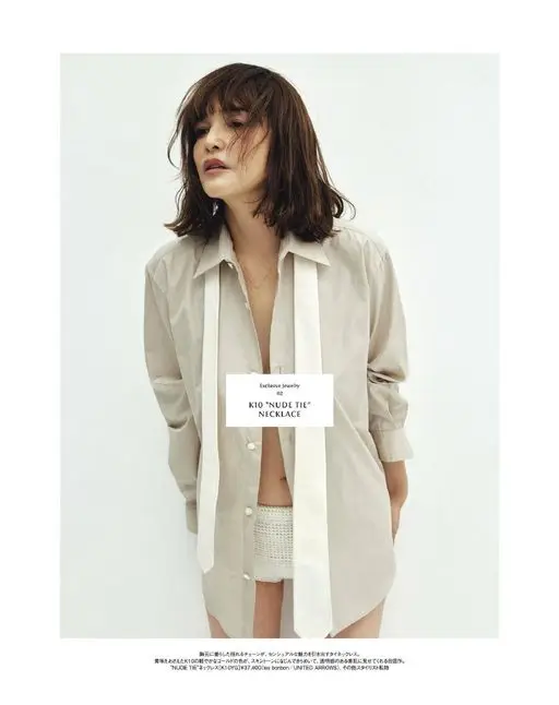 otona MUSE 2026年04月号 K10 "NUDE TIE" 项链
Exclusive Jewe