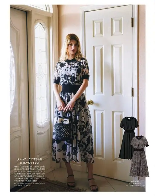 otona MUSE 2026年05月号 成熟大人也能穿得优雅有型的
花卉印花连衣裙
春夏穿搭不可或缺的花