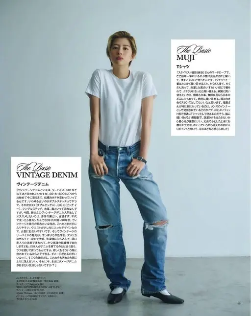 otona MUSE 2026年07月号 The Basic
MUJI
T恤
“听造型师福田（麻衣）说，这