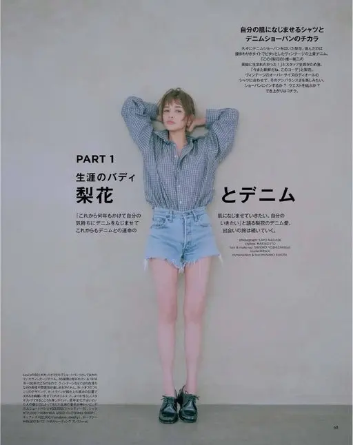 otona MUSE 2026年11月号 把衬衫穿成贴合自己肌肤的样子，
还有牛仔短裤的力量
久违地穿上牛