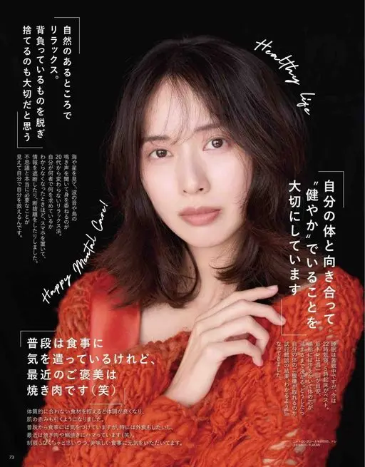 VOCE 2026年12月号 与自己的身体好好相处。睡眠方面还在苦战，目前最好的节奏是22点睡