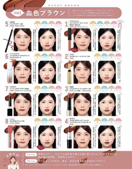 VOCE 2026年12月号 实验3
血色棕
RUDDYBROWN
血色棕这种颜色，会随色调不